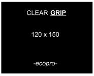 CLEAR-GRIP Form B / 120x150cm -Ecopro- 