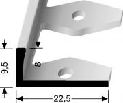 EB-Profil Messing 8 mm Einzelschiene 250 cm 